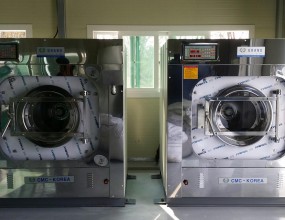 산업용 세탁기 설치 시공사례